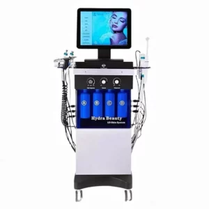 Aparat Hidrodermoabraziune HydraBeauty cu 14 functii, rejuvenare faciala, oxygen, lifting, curatare